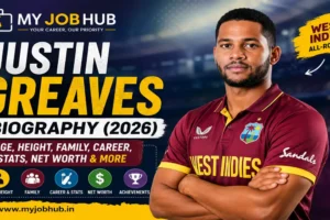 Justin Greaves Biography 2026 - West Indies all-rounder age, career, stats, family and net worth