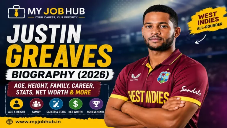 Justin Greaves Biography 2026 - West Indies all-rounder age, career, stats, family and net worth
