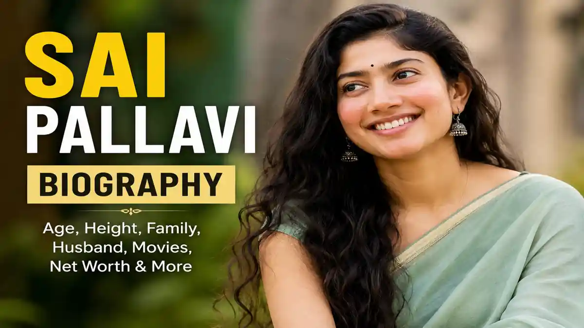 Sai Pallavi Biography 2026 - Indian actress, dancer and doctor with age, family, husband, movies and net worth