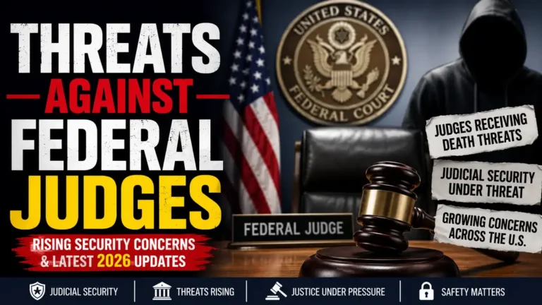 Threats Against Federal Judges 2026 – Latest U.S. Judicial Security Updates