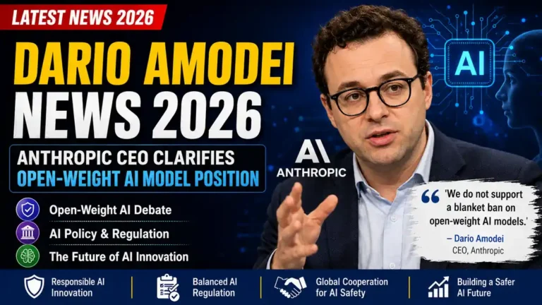 Dario Amodei News 2026 – Anthropic CEO Discusses Open-Weight AI Models