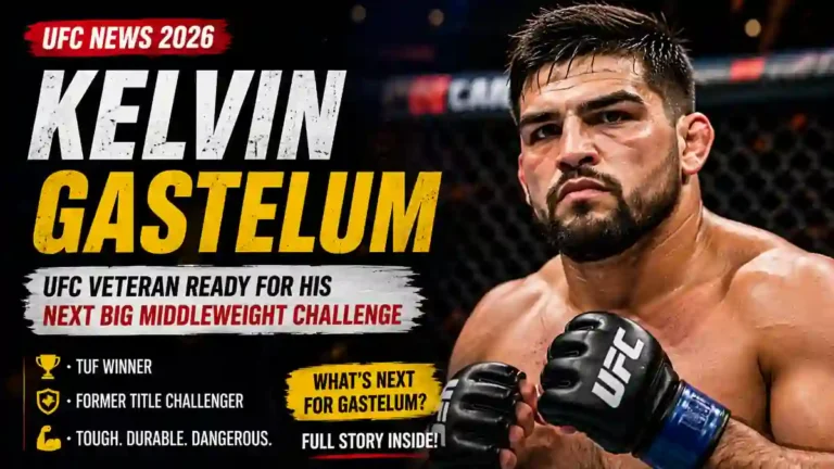 Kelvin Gastelum News 2026 – UFC Middleweight Fighter Latest Fight Update
